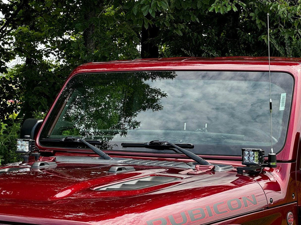 Jeep JL and JT Cowl Light Bracket Pair