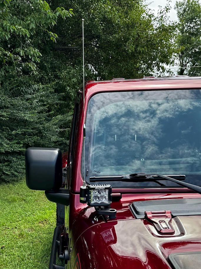 Jeep JL and JT Cowl Light Bracket Pair