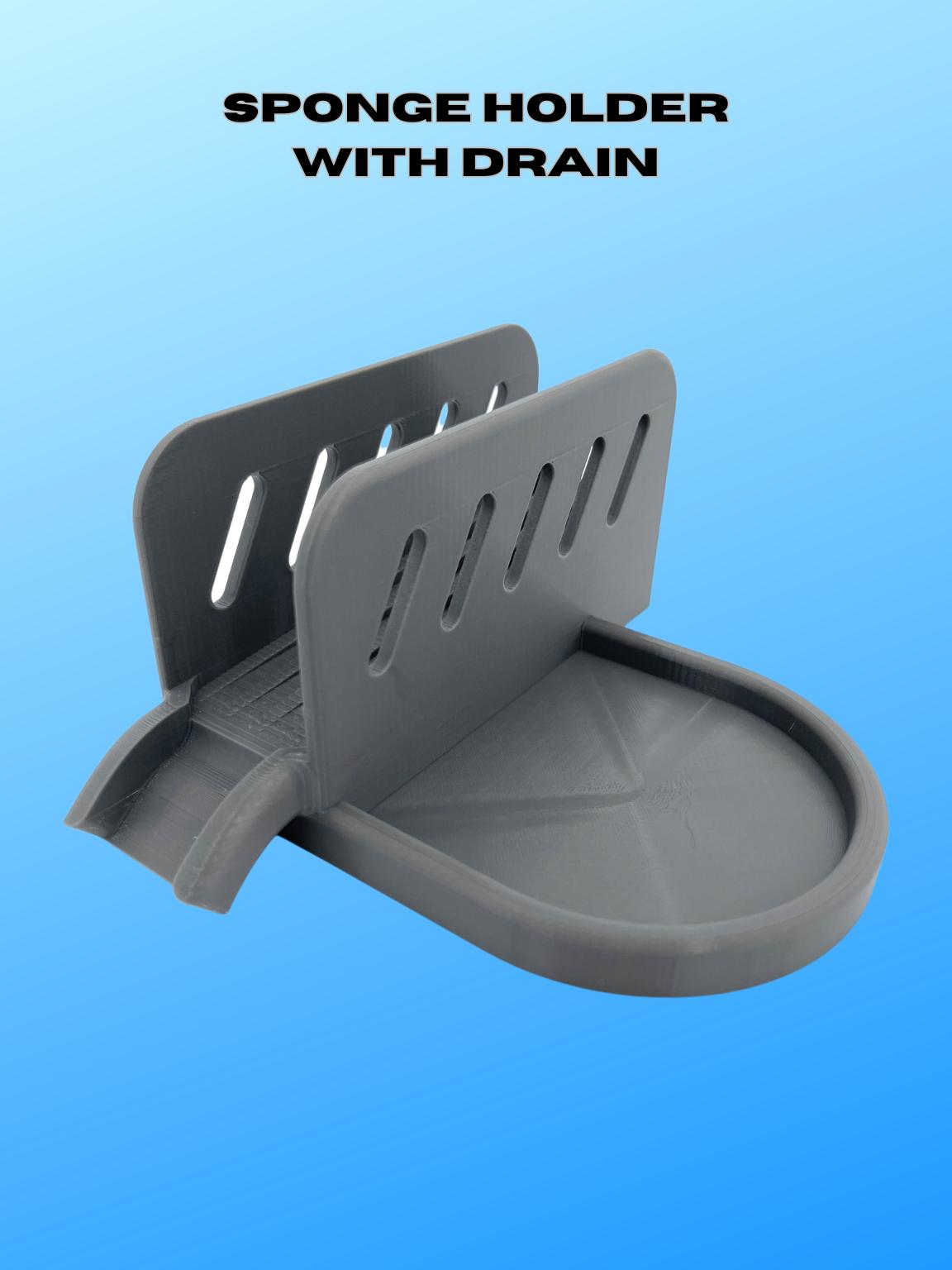 Sponge Holder with Drain